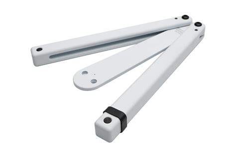 Squid Industries Squiddy butterfly White Plastic practice balisong dull ...