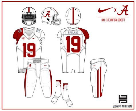Alabama Crimson Tide a Uniform Concept :: Behance
