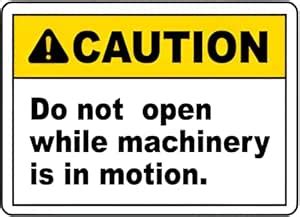 DuraSigns 3M Self-Adhesive (A5-3M Vinyl) (148 x 210 mm) Caution Do not ...