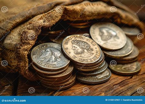 30 Pieces Of Silver, Bible Story. Generative AI Royalty-Free Stock ...