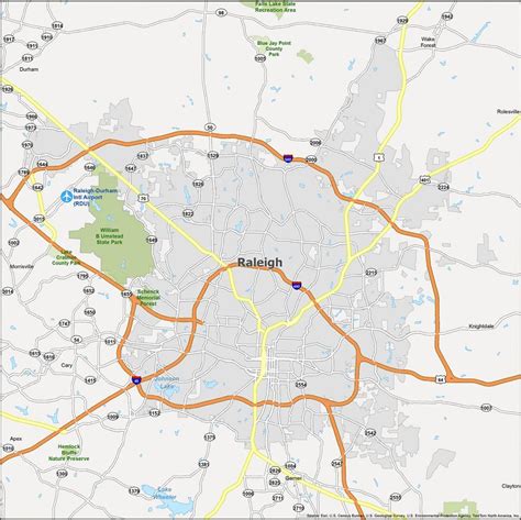 Map Of North Hills Raleigh North Carolina
