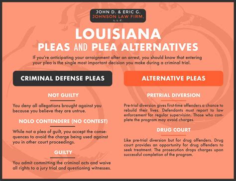 Louisiana Pleas and Plea Alternatives | Eric G. Johnson