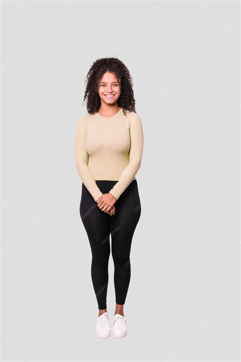 Premium Photo | Young african american woman full body isolated
