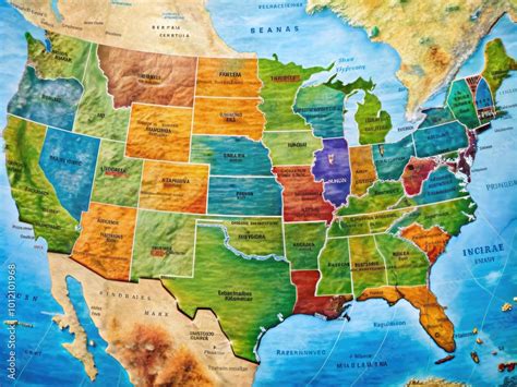 USA State Map 的图像结果