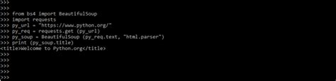 Image result for BeautifulSoup Python Install