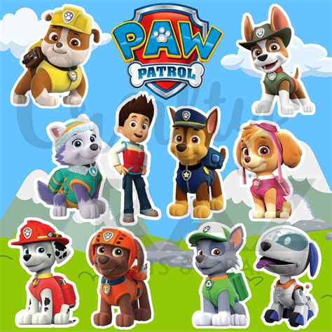 Paw Patrol Stickers (11 pcs per sheet/set) | Lazada PH