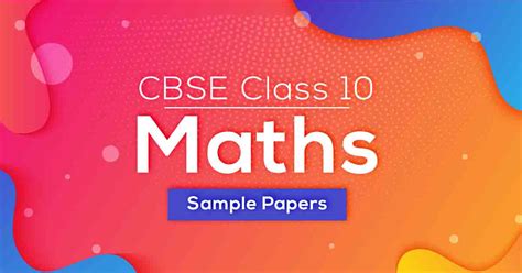 Class 10 Maths CBSE Sample Papers 的图像结果