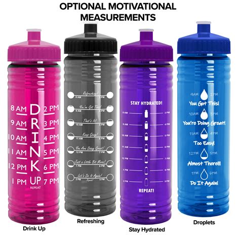 24oz. Slim Fit Water Bottle with Push-Pull Lid | Joy Products
