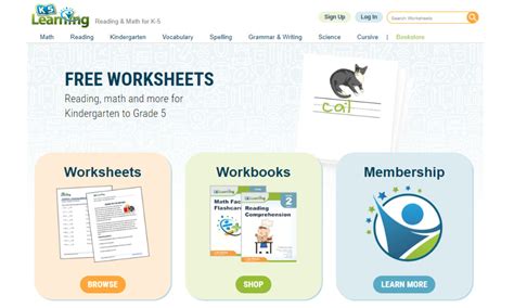 Image result for K5 Learning Worksheets