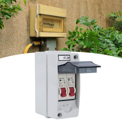 2 Way Distribution Box Ac 230v 400v Power Circuit Breakers | Desertcart ...
