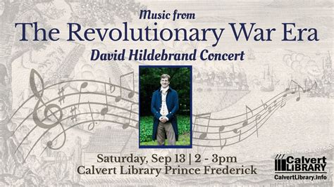 Music from the Revolutionary War Era-David Hildebrand Concert (PF), 850 ...