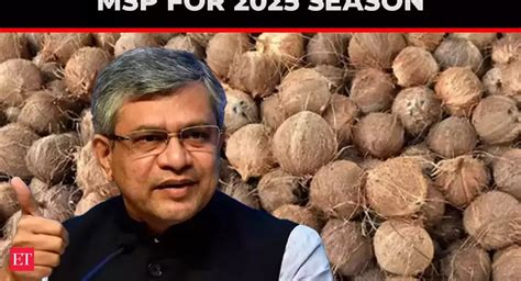 Cabinet approves copra MSP by upto Rs 420 to Rs 12,100 per qtl for 2025 ...
