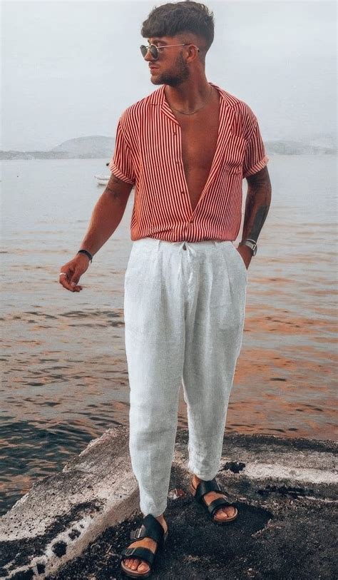 25 Comfy Men Linen Outfits For Hot Weather - Styleoholic