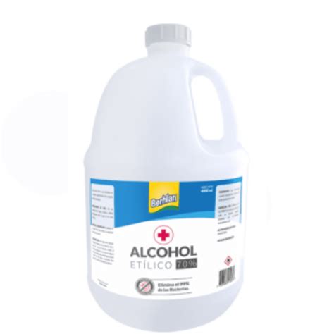 ALCOHOL ETILICO BERHLAN AL 70 X 4lts - Speed Business
