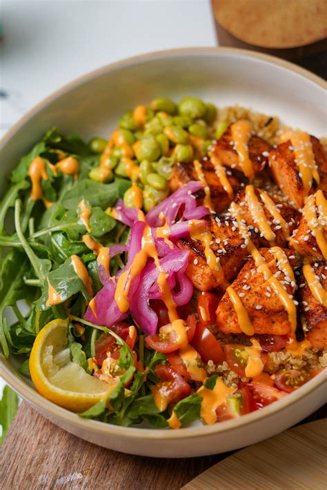 Goddess Power Salmon Bowl - Asili Glam