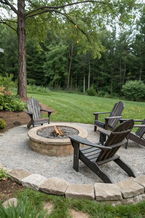 14+ Inspiring Pea Gravel Fire Pit Ideas