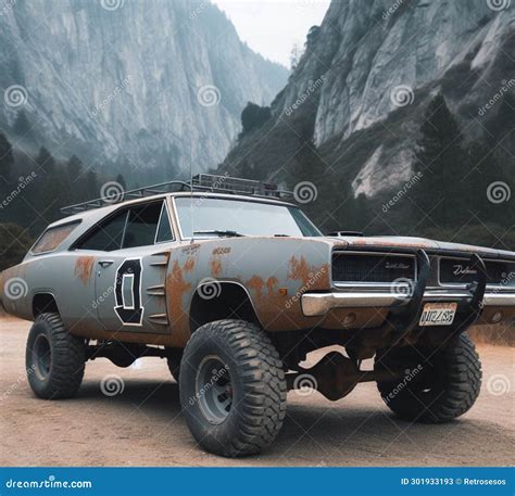 Rusty Dirt Offroad 4x4 Lifted Vintage Custom Camper Conversion Jeep Overlanding In Mountain ...