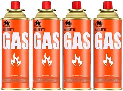 BisonBerg Aluminum Butane Gas Canister for Portable Gas Stove Chulha ...