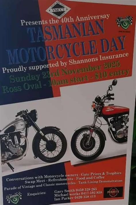 MRA Social Ride - Tasmanian Motorcycle Day Show, Red Square Cafe ...