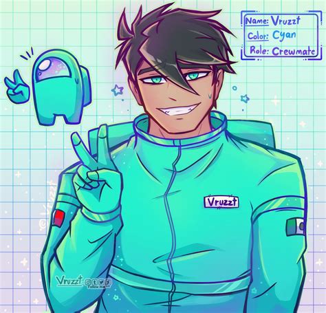 Red X Blue Among Us Fanart at Spencer Rodden blog