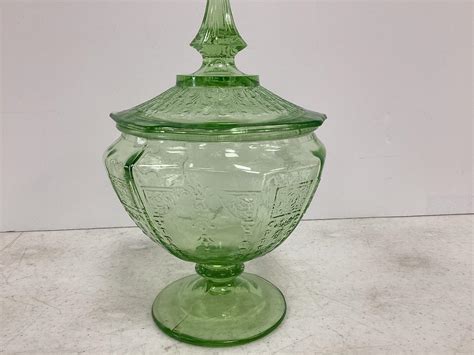 Lot - Green Depression Glassware