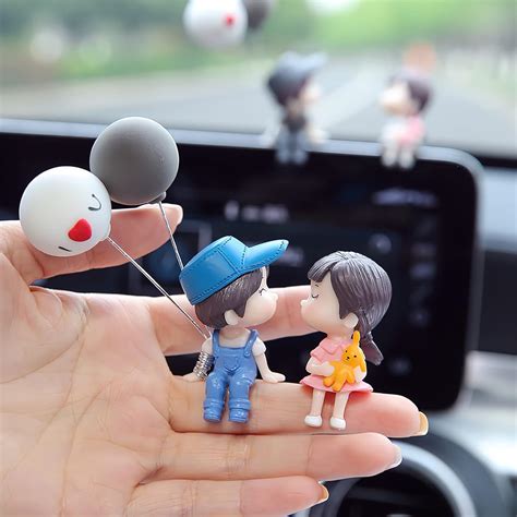 Xuubo Cute Couple Car Dashboard Decorations for Women, India | Ubuy