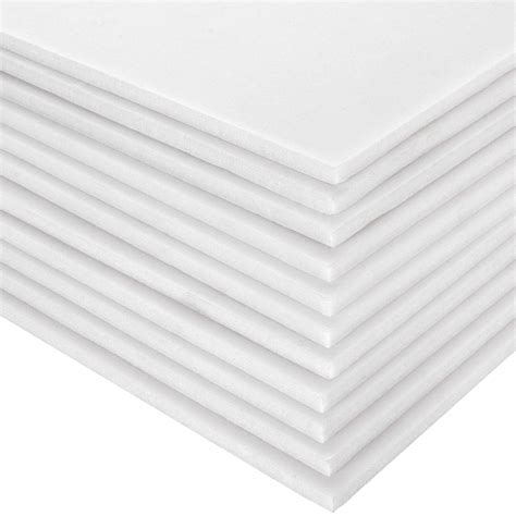 Buy 30Pack 1/5 Inch Thick Foam Boards, 10x8 Inch Foam Core Borad White ...