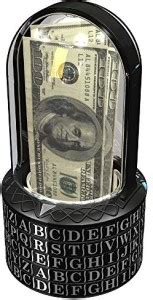 4Thought Products Puzzle Pod Cryptex Brain Teaser Coin Bank - Puzzle ...