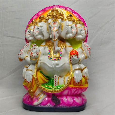 Buy AtoZ India Cart Panchmukhi Ganesha Statue Ganpati Idol Sculpture ...