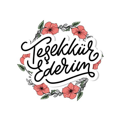 Premium Vector | Text in the turkish thank you lettering ink ...