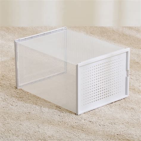 Buy Helios Ethan Click Stackable Shoe Box - L from Helios by Home ...