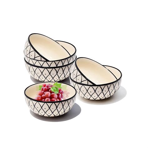 Buy Pure Source India Hand Painted Ceramic Bowl Serving Bowl/Chutney ...