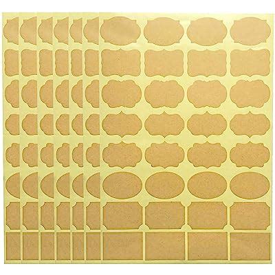 Buy Remarkable Fancy Shape Kraft Paper Stickers Labels for Essential ...