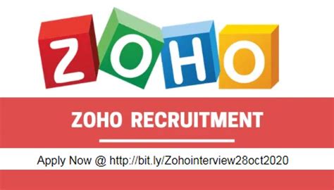 NEW JOBS UPDATES: ZOHO Corp Off Campus Drive 2020 | Software Developer ...