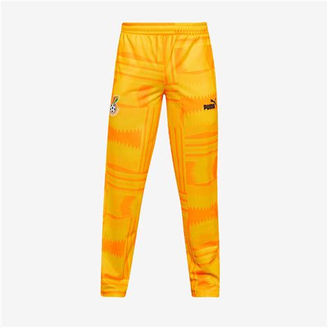 Puma Ghana 23/24 FtblCulture Pant - Pelé Yellow - Mens Replica | Pro ...