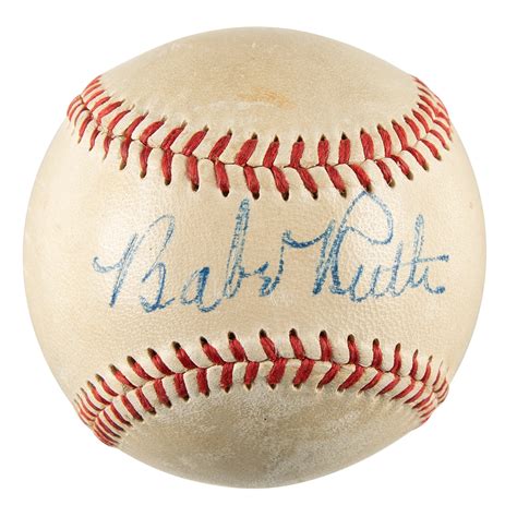 Babe Ruth Signed Baseball | RR Auction
