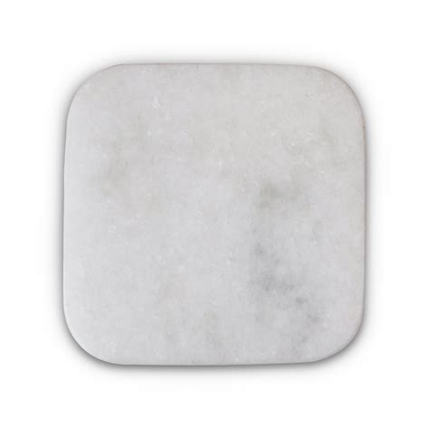 Marble Coaster Set (White) - Handicraft Bazaar