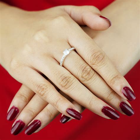 Eternal Sparkle Silver Ring – Priyamm