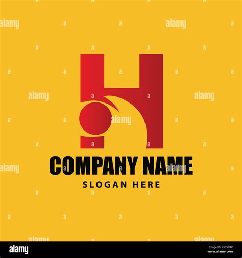 letter h logo icon template Stock Vector Image & Art - Alamy