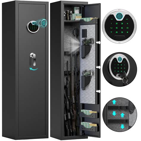 Re Labida Floor Gun Safe, Quick Access 4-5 Gun Safe, Gun Safes for Guns ...