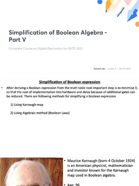 Image result for Boolean Algebra Rules and Simplification Tutorials