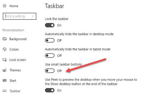 Image result for Windows 10 Small Taskbar