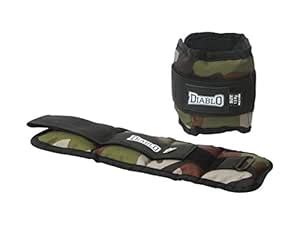 Diablo Camouflage Wrist/Ankle Weights Adjustable Size Weights on Ankles ...