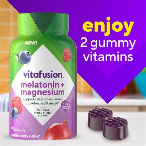 vitafusion melatonin + magnesium | vitafusion™