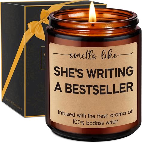 Amazon.com: Miracu Writers Candle, Writing Writer Gifts for Women, Christmas Cool Gifts for ...