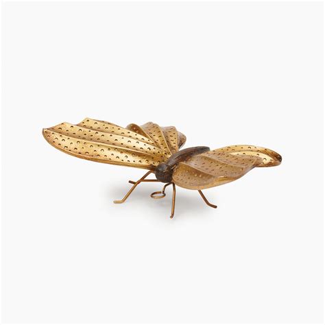 Gold Polyresin Butterfly Decor Accent - Large