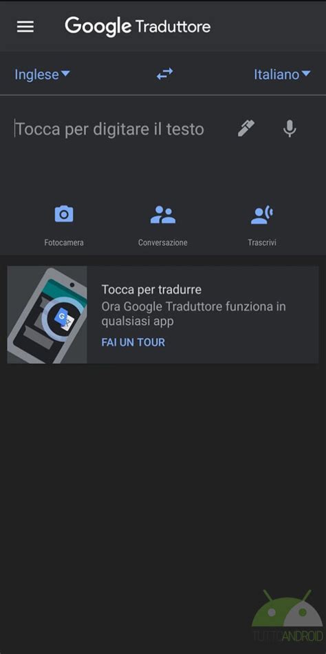 Google Traduttore 6.10 abbraccia un tema scuro riveduto