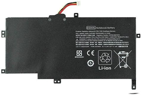 Techie Book 6 6-1000 Battery EG04XL 681951-001(Black Color) 6 Cell ...