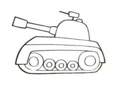 坦克简笔画-坦克的简笔画图片大全_第2页 - 哇图网