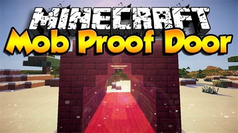 Image result for Minecraft Mob Door Tutorial
